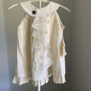 NWT! A.BIRD BABY Ivory Kira Swiss Dot Tunic Sz 6